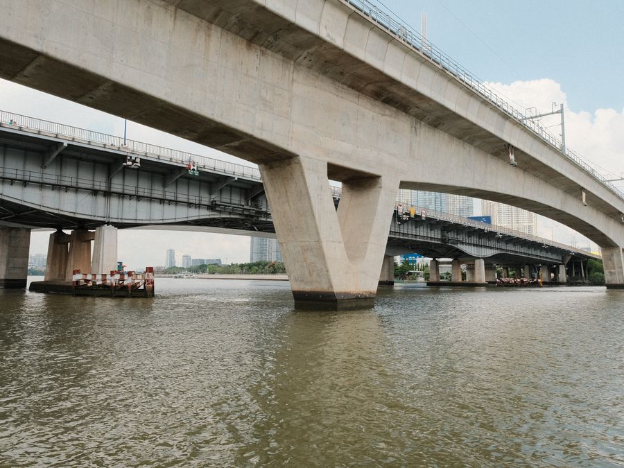 Bridge Jacking & Bearing Replacement — site photo