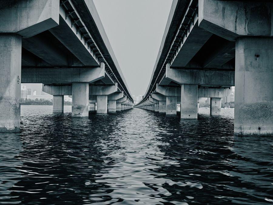 Bridge Jacking & Bearing Replacement — site photo