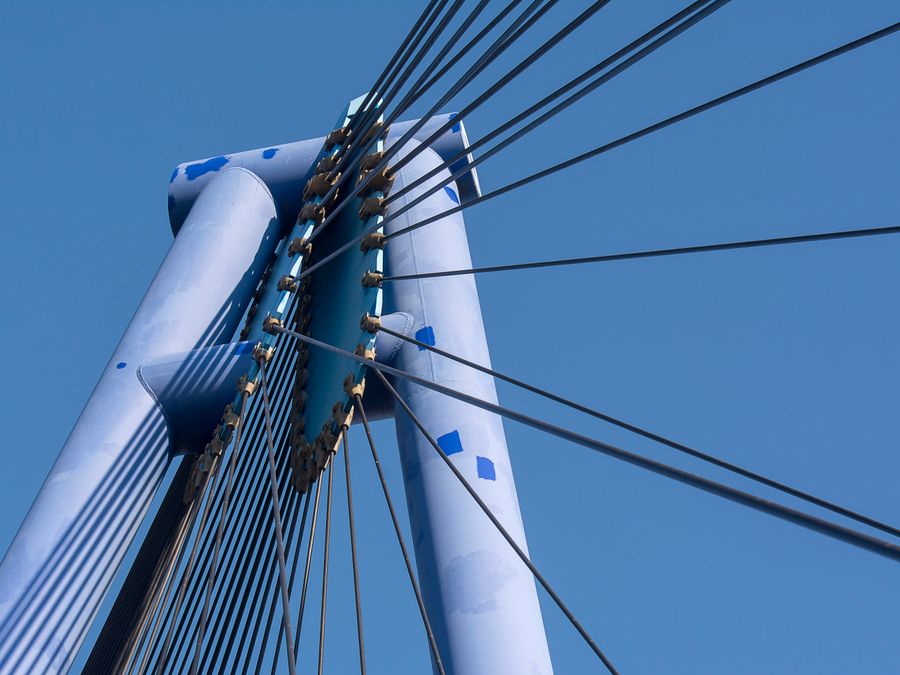 Flyover Post-Tensioning & Bearings — site photo