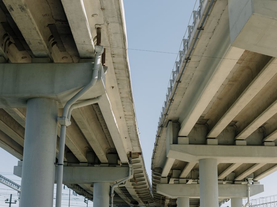 Elevated MRT Viaduct Segment — site photo