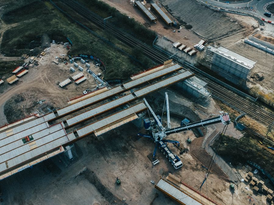 Elevated MRT Viaduct Segment — site photo