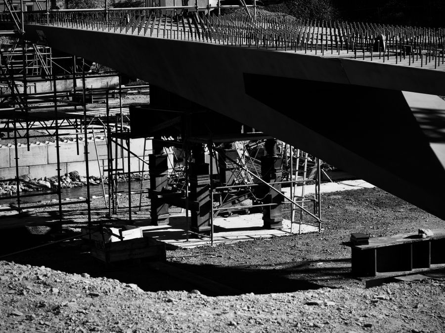 Elevated MRT Viaduct Segment — site photo
